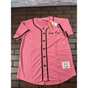 PINKY'S Day Day Pink Baseball Jersey ~Never Worn~ M L XL XXL‎